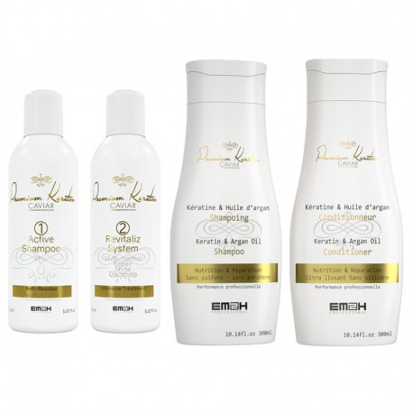 Premium Keratin Caviar - Kit de lissage brésilien 150ml